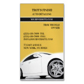 Auto im Detail Magnetische Visitenkarte (Vorderseite Vertikal)