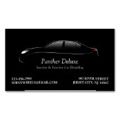 Auto im Detail Magnetische Visitenkarte (Vorderseite)