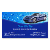 Auto im Detail Magnetische Visitenkarte (Vorderseite)