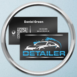 Auto im Detail QR Google Maps Visitenkarte