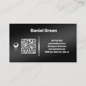 Auto im Detail QR Google Maps Visitenkarte (Rückseite)