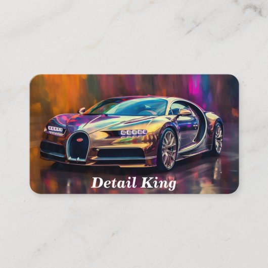 Auto im Detail / Tuning Visitenkarte (Vorderseite)