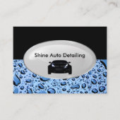 Auto im Detail Visitenkarte (Vorderseite)