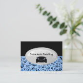 Auto im Detail Visitenkarte (Stehend Vorderseite)