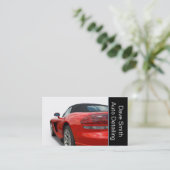 Auto im Detail Visitenkarte (Stehend Vorderseite)