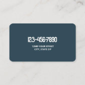 Auto im Detail Visitenkarte (Rückseite)