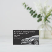 Auto im Detail Visitenkarten Visitenkarte (Stehend Vorderseite)