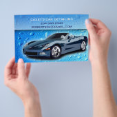 Auto im Detail Wassertropfen Flyer (Handgriff)