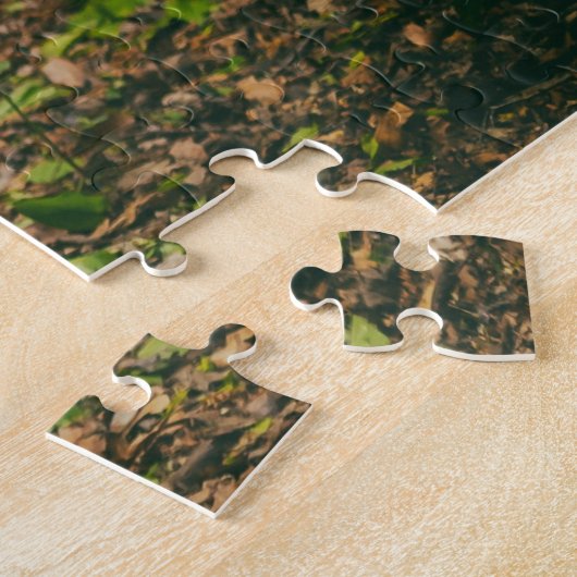 Auto im Waldpuzzle Puzzle (Seite)
