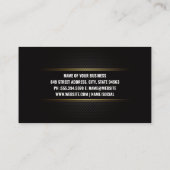 Auto in Bewegung | Kohlenstofffaser Visitenkarte (Rückseite)