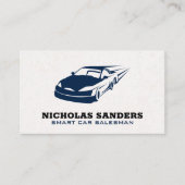 Auto in Bewegung | Verkauf Visitenkarte (Vorderseite)
