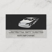 Auto in Bewegung Visitenkarte (Vorderseite)