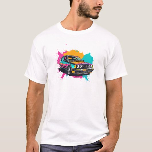 Auto in den 90ern T-Shirt (Vorderseite)