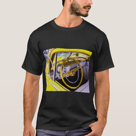 Auto-Innenraum-Bild T-Shirt (Vorderseite)