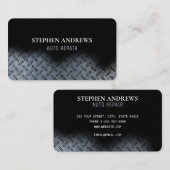 Auto Instandsetzung Beruflicher Automobiltechniker Visitenkarte (Vorne/Hinten)