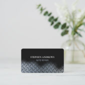 Auto Instandsetzung Beruflicher Automobiltechniker Visitenkarte (Stehend Vorderseite)