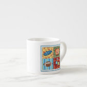 Auto, Jersey, Fußball und Trommelkit Espressotasse (Vorderseite Rechts)