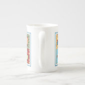 Auto, Jersey, Fußball und Trommelkit Porzellantasse (Rückseite)