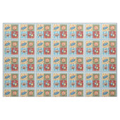 Auto, Jersey, Fußball und Trommelkit Stoff (Fat Quarter (45,7 x 55,9 cm))