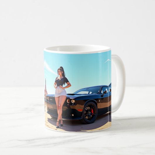 Auto Kaffeetasse (VorderseiteRechts)