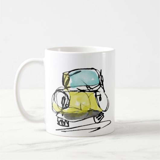 Auto Kaffeetasse (Links)