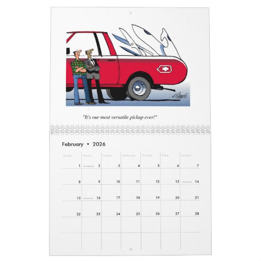 Auto-Kalender Kalender (Feb 2026)