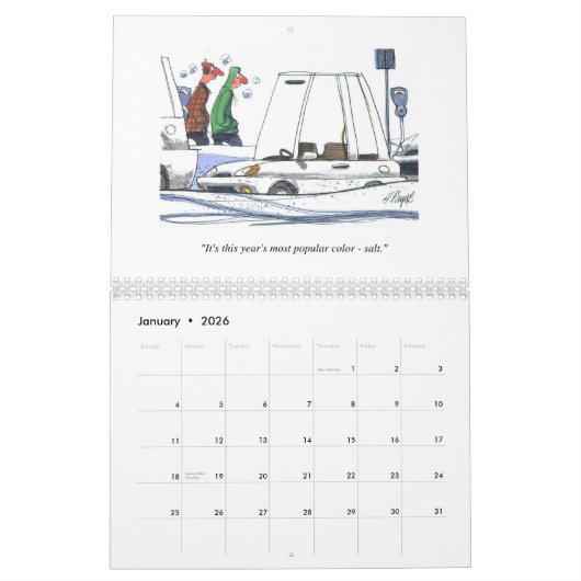 Auto-Kalender Kalender (Jan 2026)