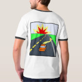 Auto-Karo 2 T-Shirt (Schwarz voll)