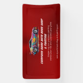 Auto-Karosserie und Präzisionslackierung Banner (Vertikal)