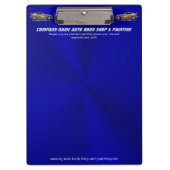 Auto-Karosserie und Präzisionslackierung Klemmbrett (Vorderseite)