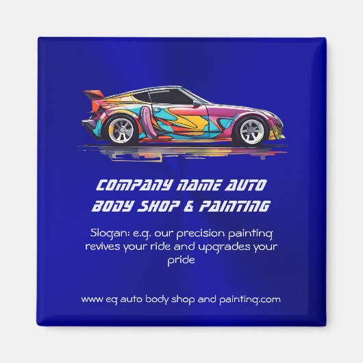 Auto-Karosserie und Präzisionslackierung Magnet (Vorne)