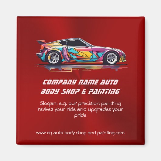 Auto-Karosserie und Präzisionslackierung Magnet (Vorne)