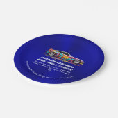 Auto-Karosserie und Präzisionslackierung Pappteller (Schrägansicht)