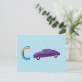 Auto Karte (Stehend Vorderseite)