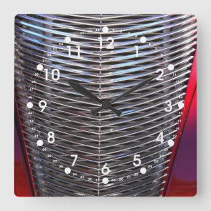 Auto-Kieme Quadratische Wanduhr