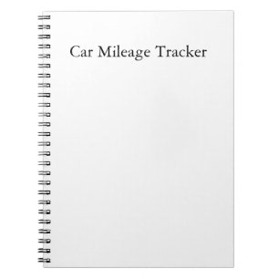 Auto Kilometerzähler Notizbuch Notizblock