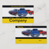 Auto-Körper-Geschäfts-Karte Visitenkarte (Vorne/Hinten)