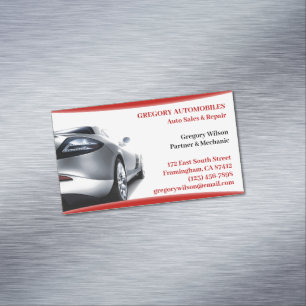 Auto Kraftfahrzeugreparatur Magnetische Visitenkarte