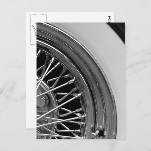 Auto Krass Postkarte (Vorne/Hinten)