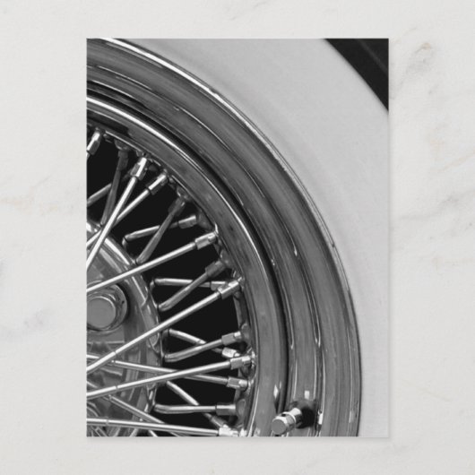 Auto Krass Postkarte (Vorderseite)