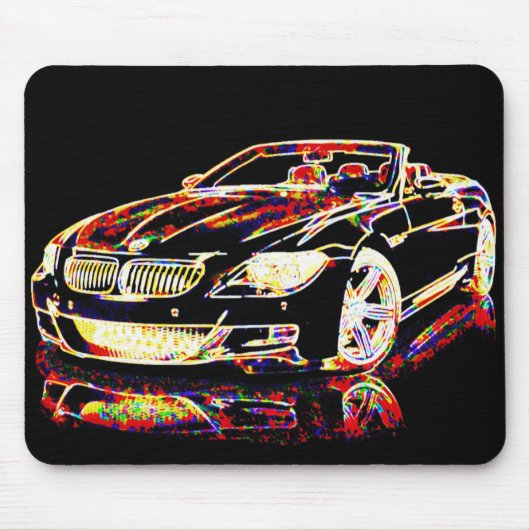 Auto-Kunst Mousepad (Vorne)