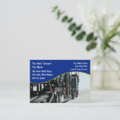 Auto-Kurier-Transport-Visitenkarten Visitenkarte (Stehend Vorderseite)