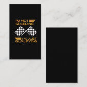 Auto-Laufengeschenk-beschleunigenqualifizierender Visitenkarte (Vorne/Hinten)