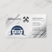 Auto-Logo | Auto-Wartung | Reparatur von Kraftfahr Visitenkarte (Vorderseite)