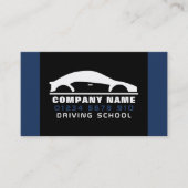 Auto-Logo, Führerschule/Lehrer-Ernennung Visitenkarte (Vorderseite)
