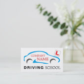 Auto-Logo, Führerschule/Lehrer-Ernennung Visitenkarte (Stehend Vorderseite)