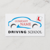 Auto-Logo, Führerschule/Lehrer-Ernennung Visitenkarte (Vorderseite)