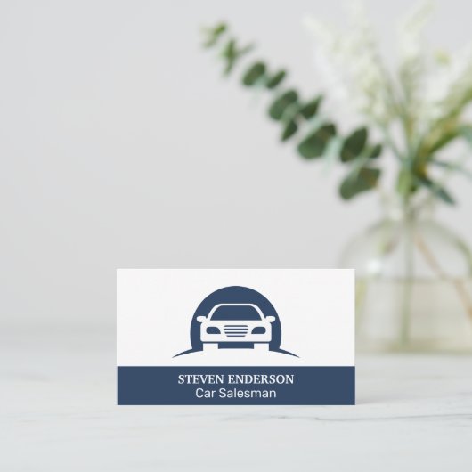 Auto-Logo Visitenkarte (Stehend Vorderseite)