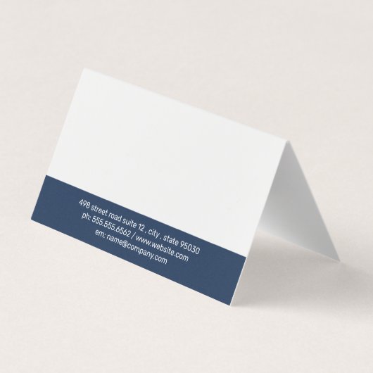 Auto-Logo Visitenkarten (Rückseite)