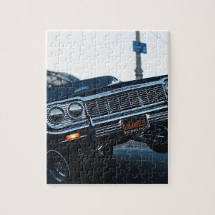 Auto Low Rider Vintage Oldschool Kraftfahrzeugfahr Puzzle